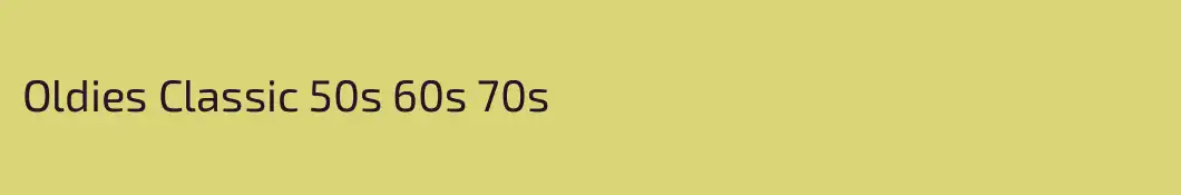 Oldies Classic 50s 60s 70s